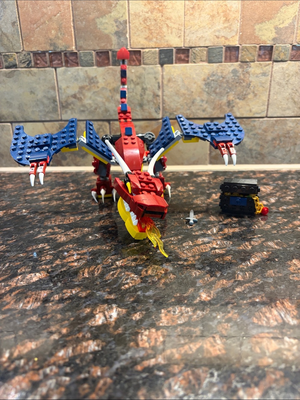 Lego Creator Fire Dragon 3 in 1 Building Set #31102, 234 Pieces Ages 7+